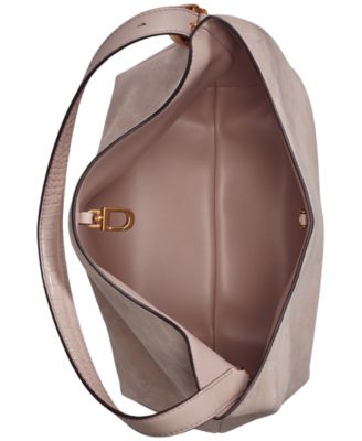 Georgette Suede Medium Bucket Bag