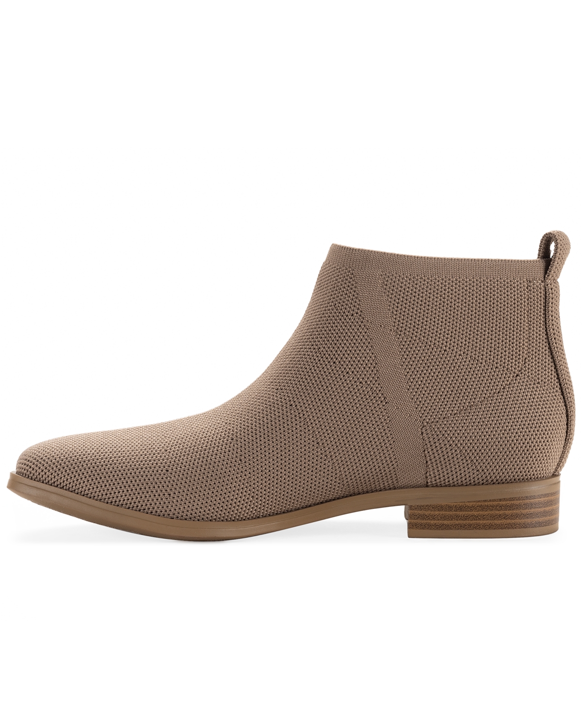 Style & Co Women's Barriee Round Toe Booties, Created For Macy's In Brown