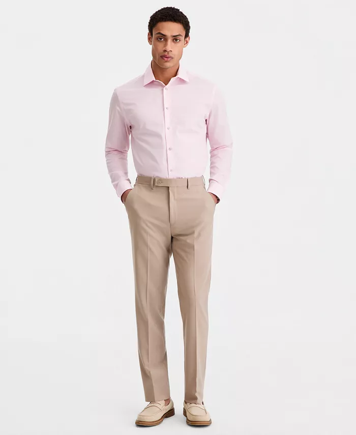 Men's Slim-Fit Solid Dress Pants - thumbnail 6