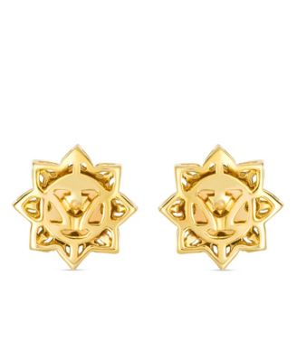 Nude and Chocolate Diamond Stud Earrings (0.48 ct. t.w.) in 14K Honey Gold