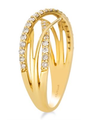 Nude Diamond Ring (0.53 ct. t.w.) in 14K Honey Gold