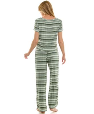 Women's 2-Piece Striped Sleepwear Set