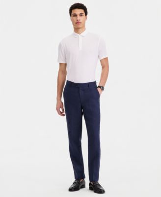 Men's Modern-Fit Linen Dress Pants