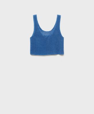 Women's Knitted Crop Top