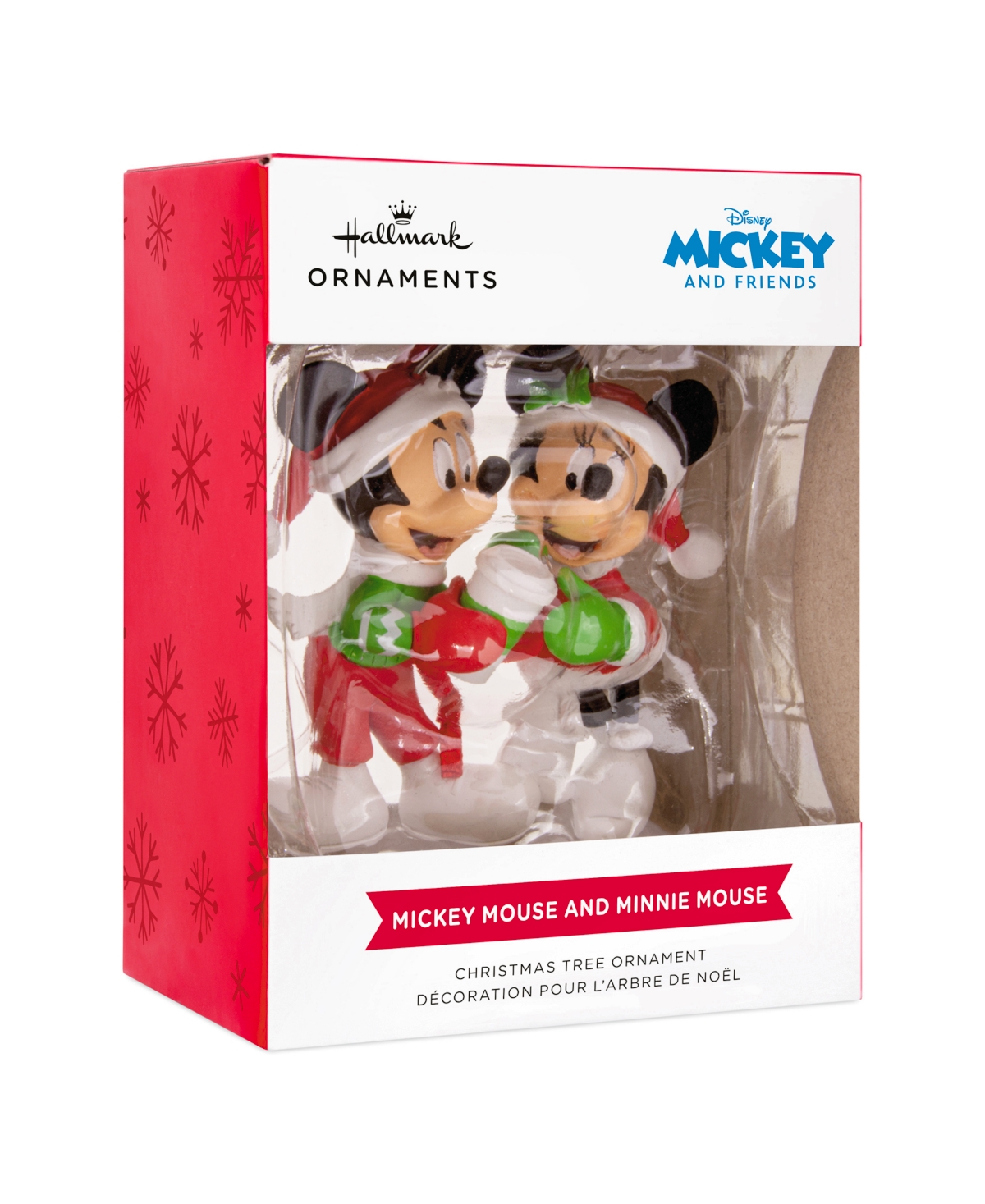 Hallmark Disney Mickey And Minnie Sharing Cocoa Christmas Tree Ornament In Multi