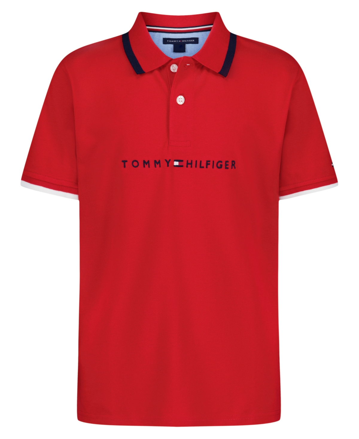 Tommy Hilfiger Toddler Boys Tomas Embroidered Logo Polo Shirt In Multi