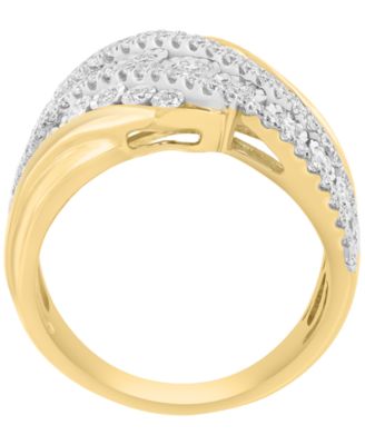 Diamond Ring (3/4 ct.t.w.) in 14k Yellow Gold