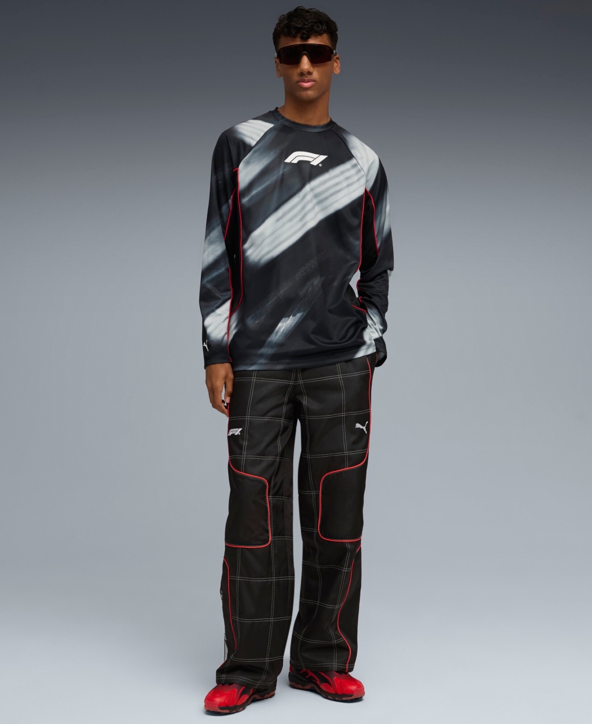 Puma F1 Lifestyle Racing Shirt In Black