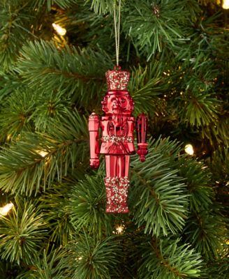 Christmas Glitters Red Nutcracker Ornament, Macy's Exclusive 