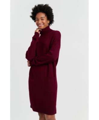 Women's Cashmere Rollneck Dress