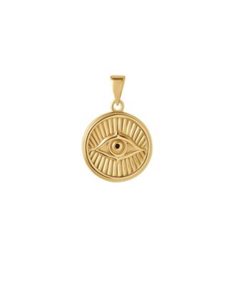 Women's Evil Eye Necklace – Sterling Silver 15.5"