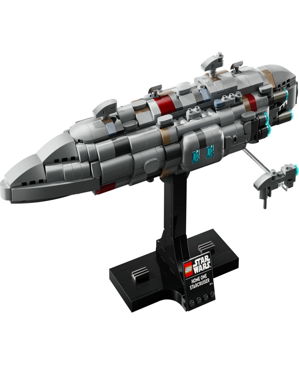 Lego Star Wars Home One Starcruiser Buildable Starship Model Kit In Metallic