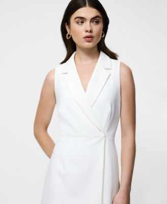 Women's Sleeveless Mini Blazer Dress