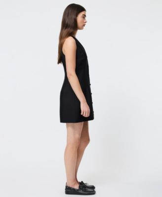 Women's Structured Sleeveless Mini Dress