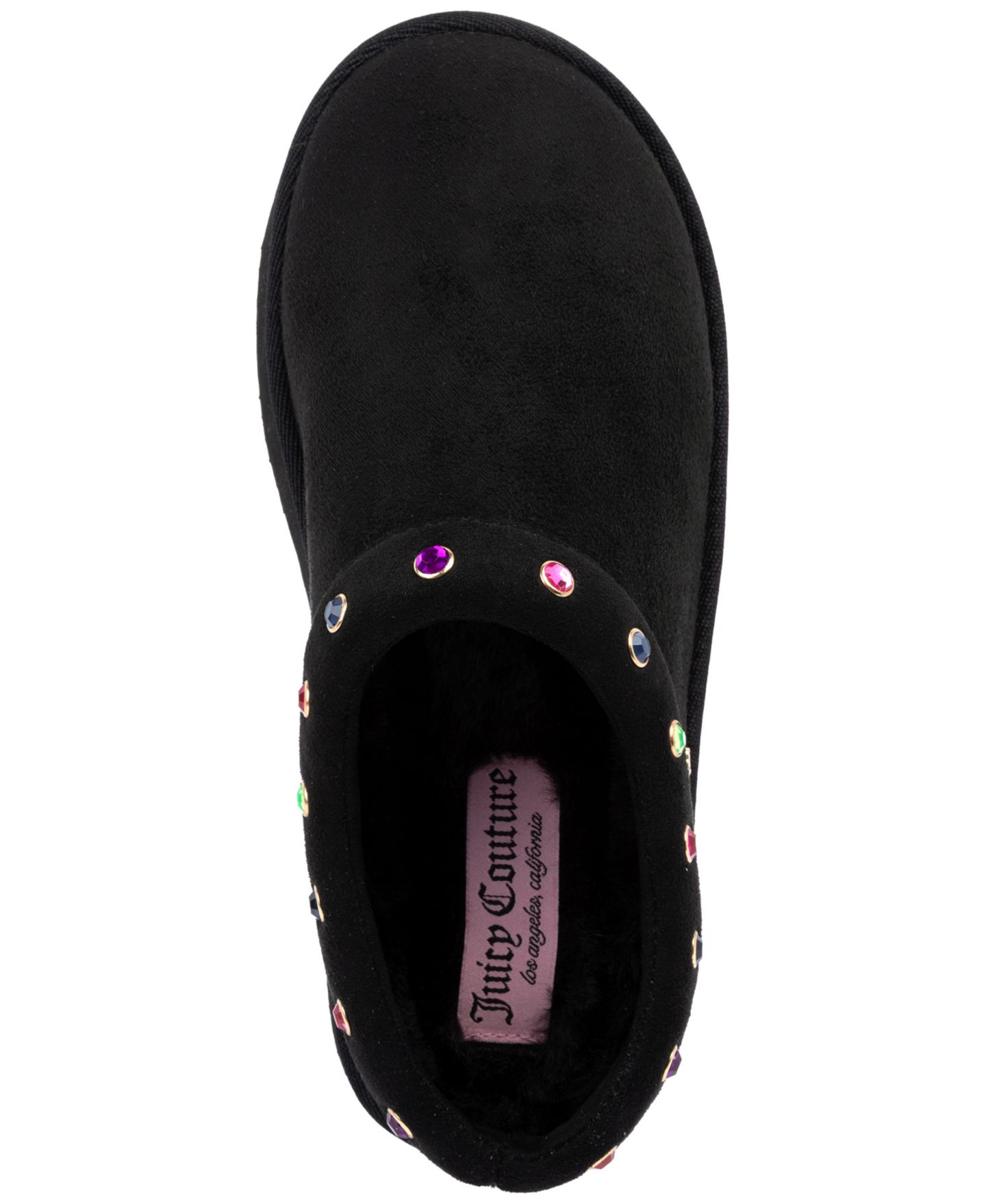 Женские сабо Juicy Couture Oenzo Closed Toe Clog Slipper, цвет: Чёрный разноцветный — фото 4