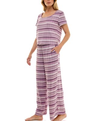 Women's 2-Piece Striped Sleepwear Set