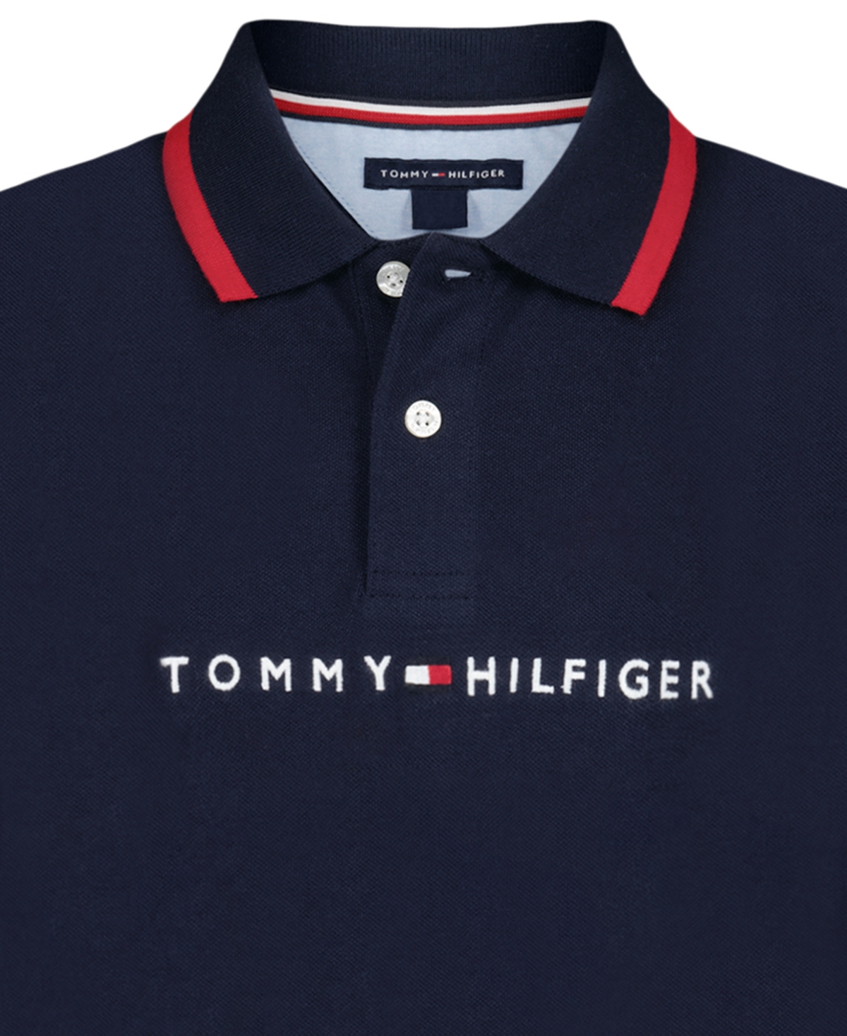 Tommy Hilfiger Little Boys Tomas Embroidered Logo Polo Shirt In Black