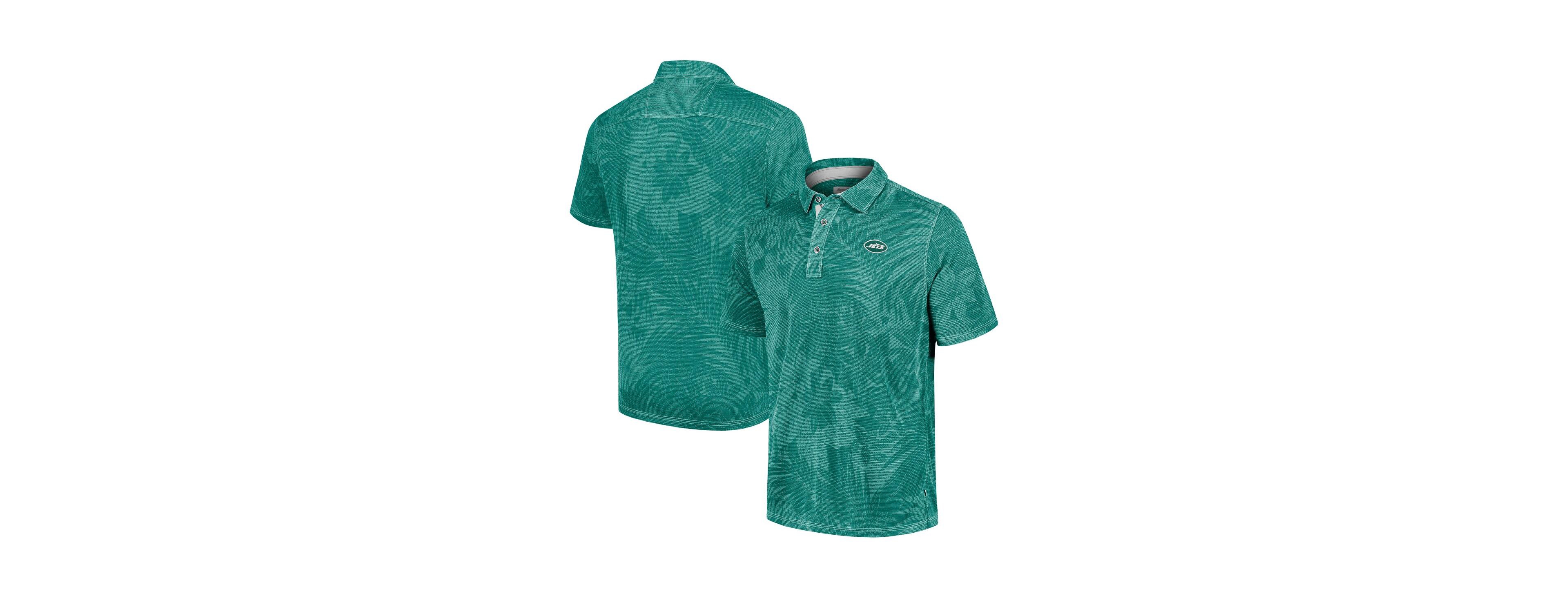 Tommy Bahama Men's Green New York Jets Sport Santiago Paradise Polo Shirt
