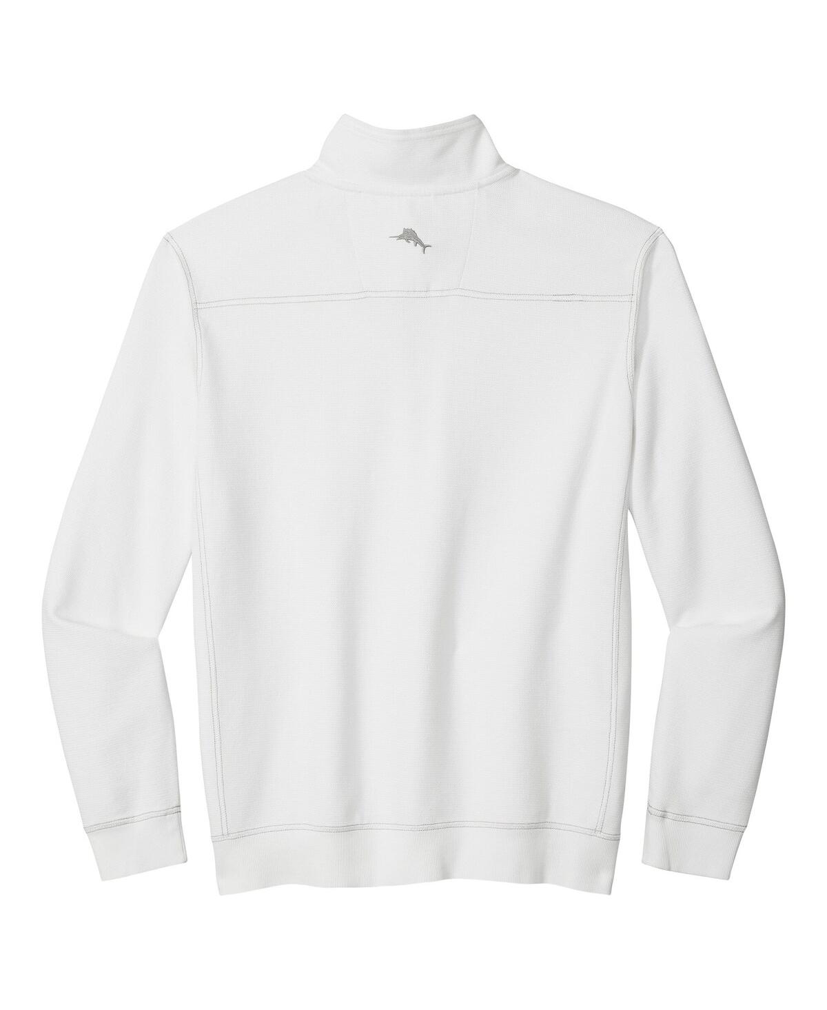 Tommy Bahama Men's White Ohio State Buckeyes Montego Bay Half-Zip Jacket