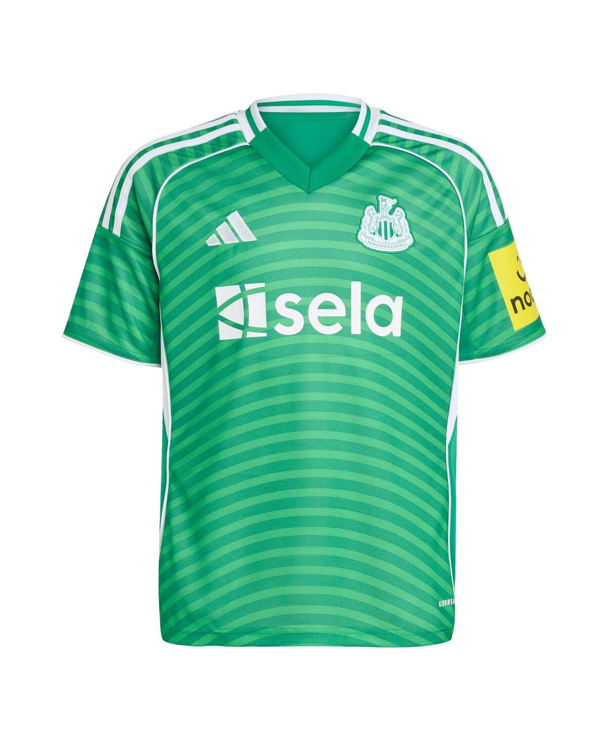 Adidas Big Boys and Girls Green Newcastle United 2025/26 Away Replica Jersey