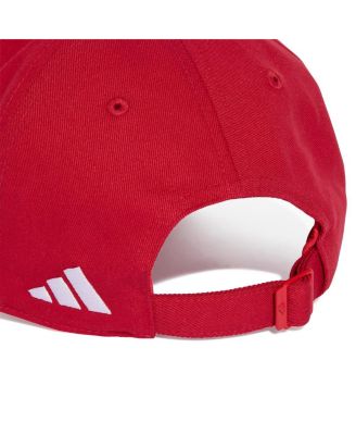 Men's and Women's Red Liverpool Three-Stripe Dad Adjustable Hat