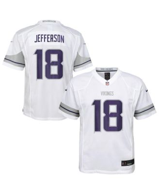 Nike - Preschool Justin Jefferson White Minnesota Vikings Alternate Player Game Jersey