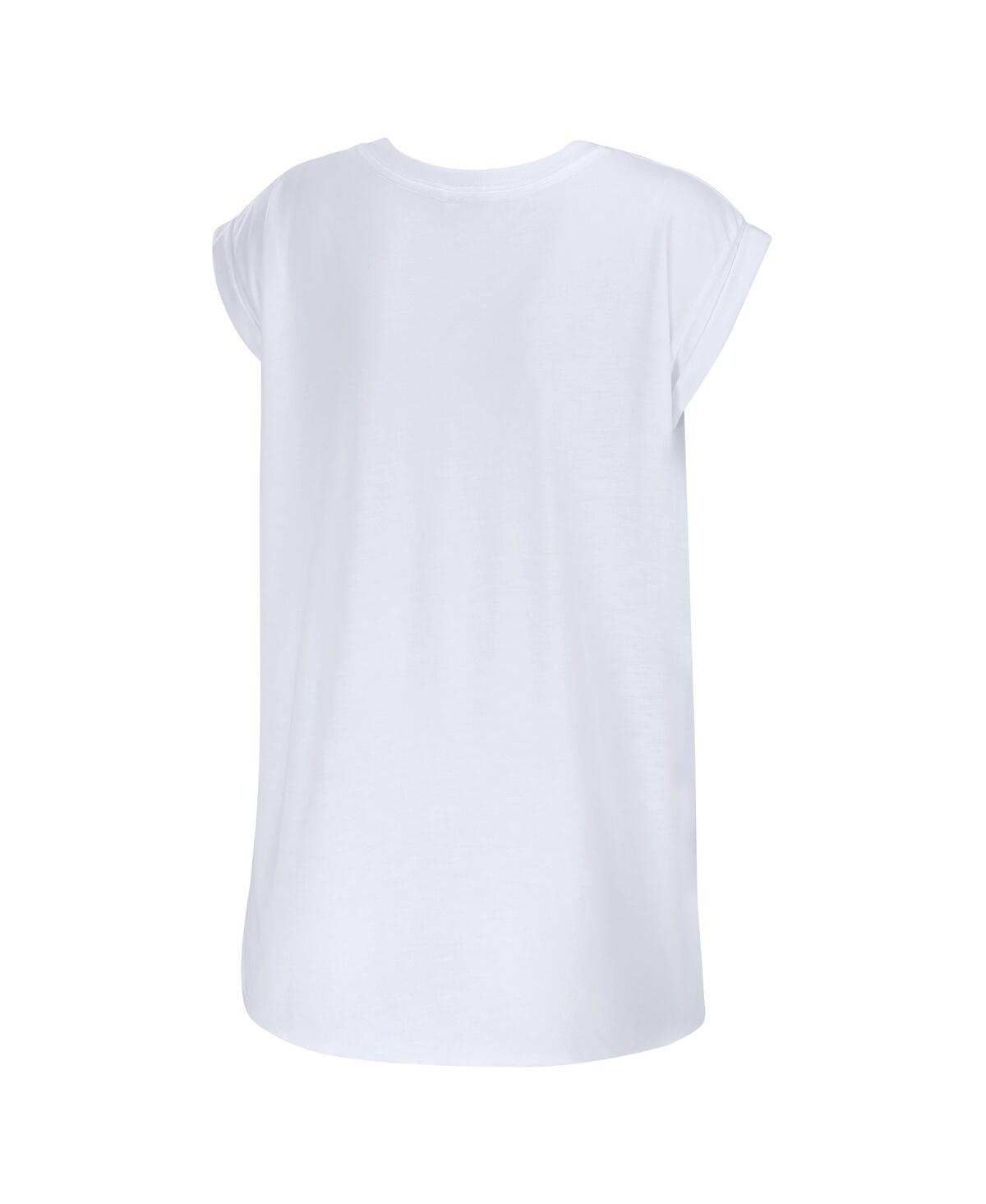 Wear By Erin Andrews Women's White Cincinnati Bengals Checker Muscle Tank Top In White