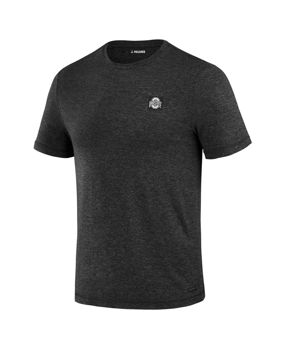 J. Palmer Men's Black Ohio State Buckeyes Four Down T-shirt In Black