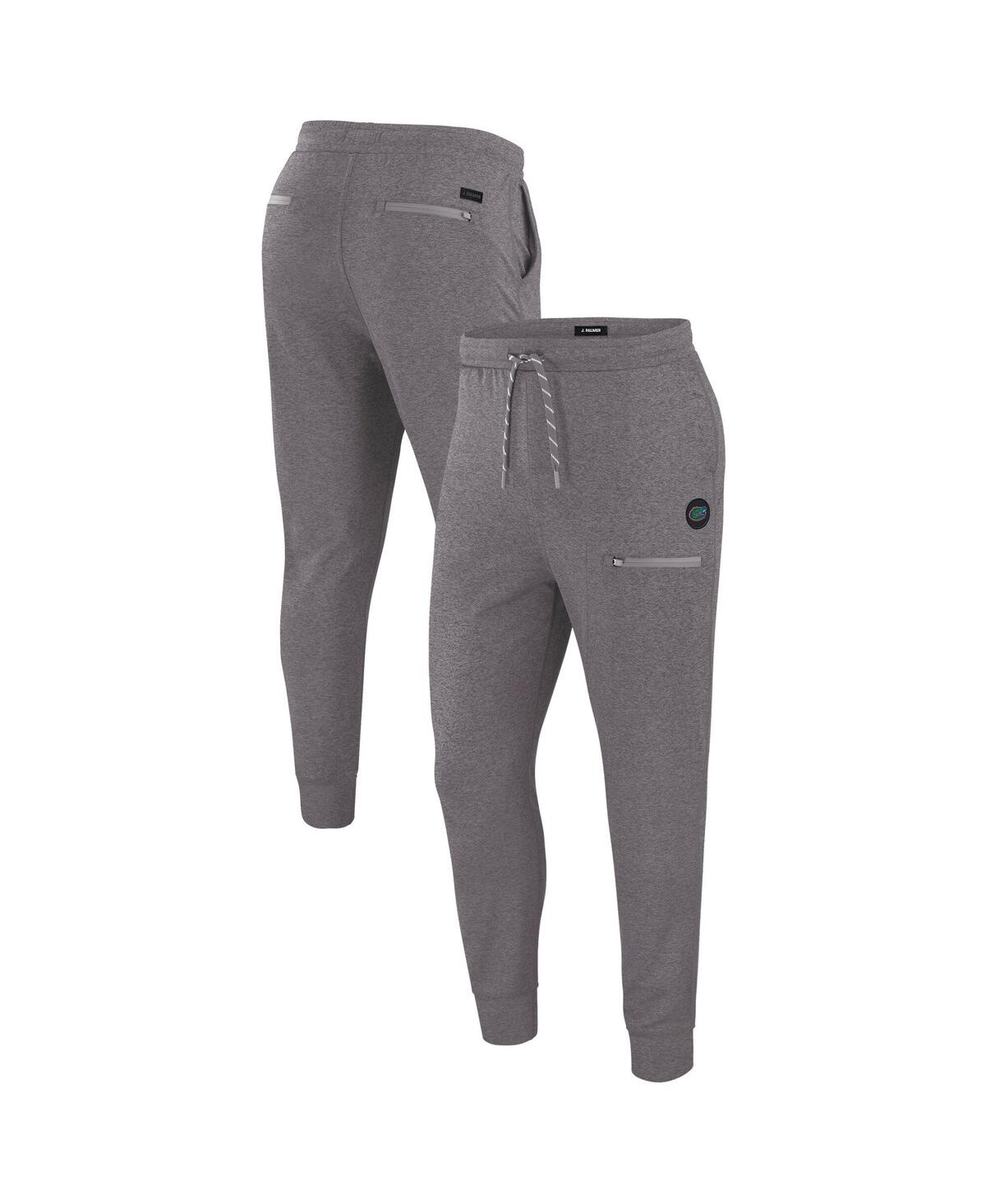 J. Palmer Men's Graphite Florida Gators Home Game Joggers In Gray