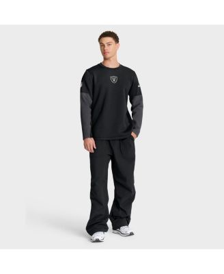 Men's Black Las Vegas Raiders Sideline Scripted to Win Performance Long Sleeve T-Shirt