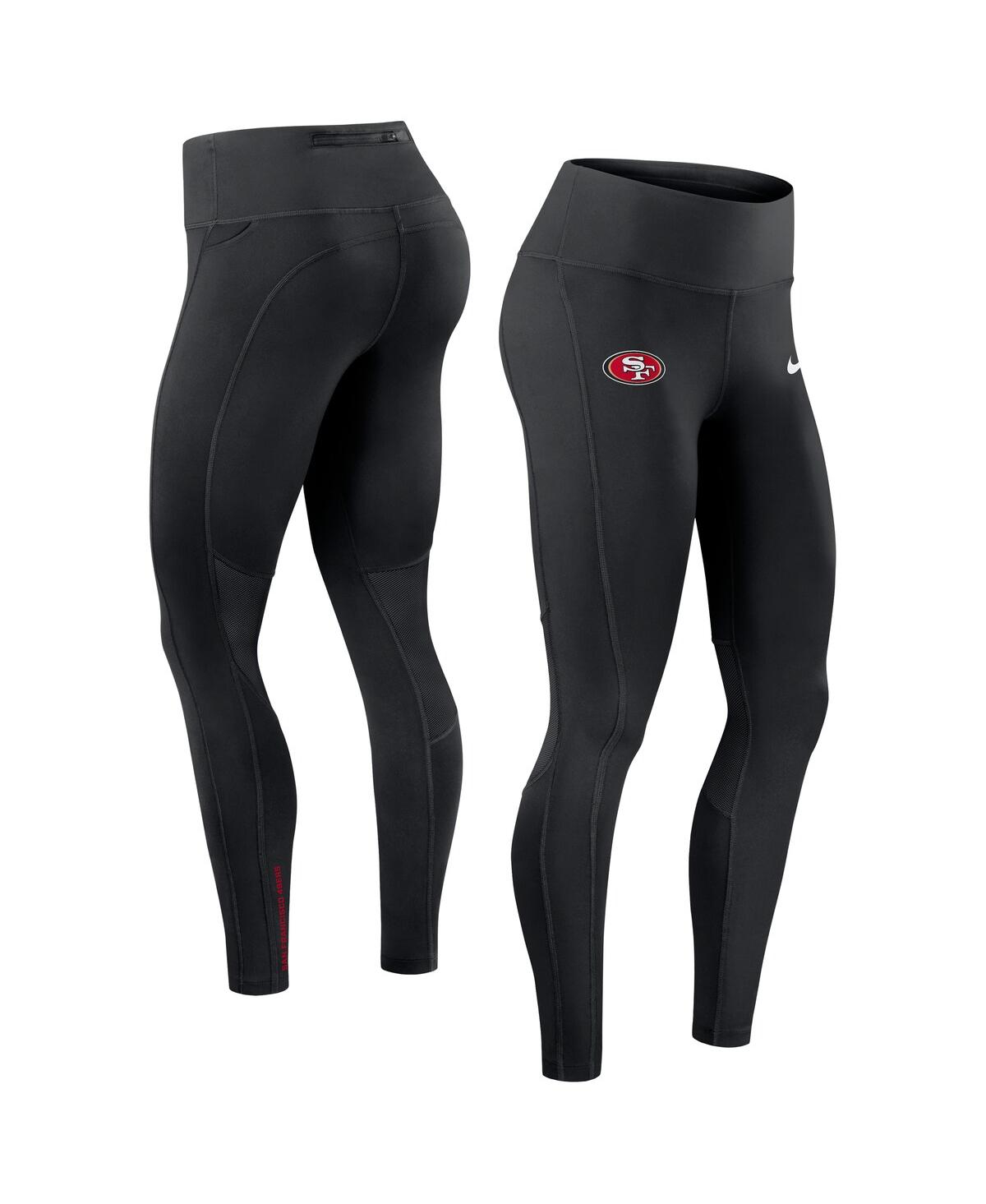 Nike Women's Black San Francisco 49ers Primetime Epic Fast Performance Leggings