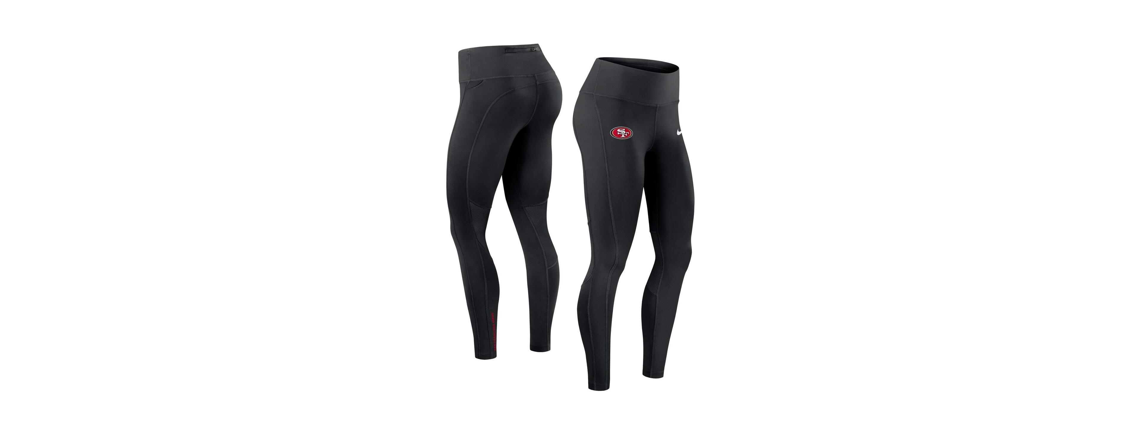 Nike Women's Black San Francisco 49ers Primetime Epic Fast Performance Leggings