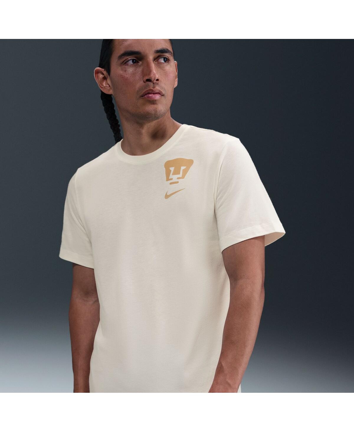 Nike Men's Cream Pumas Crest T-shirt In Neutral