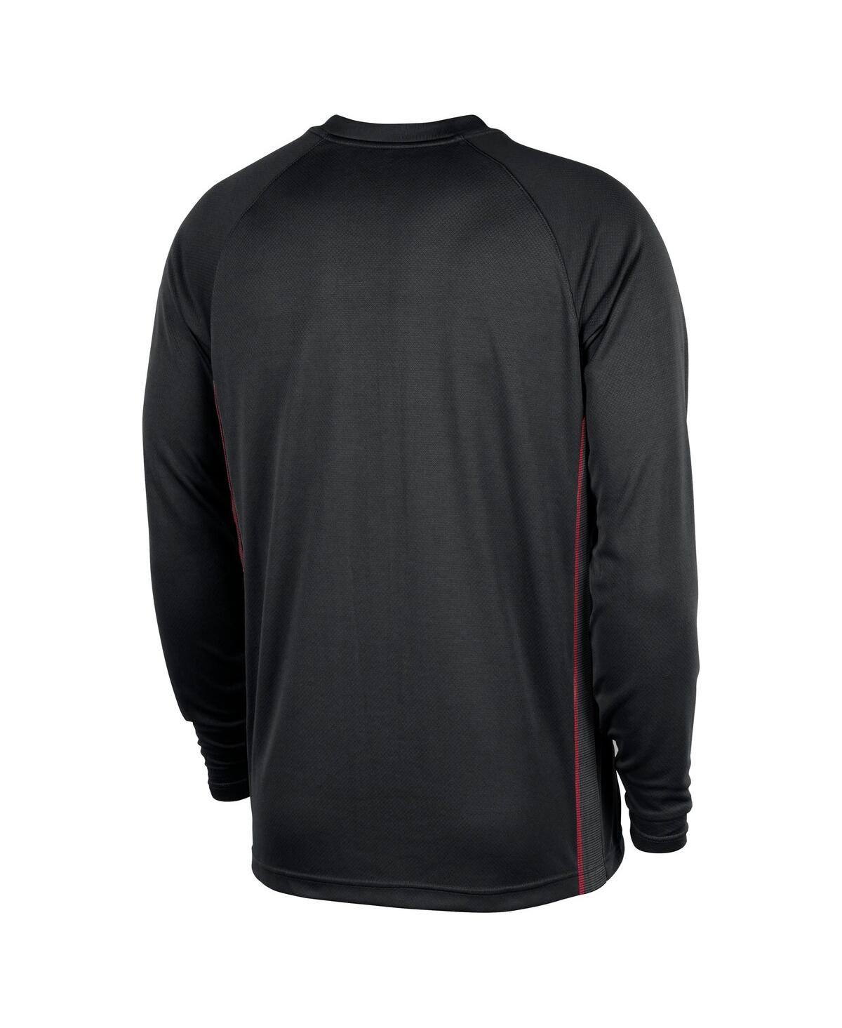 Nike Men's Black Miami Heat 2025/26 Authentic Pre-Game Legend Dri-fit Long Sleeve Shooting Shirt