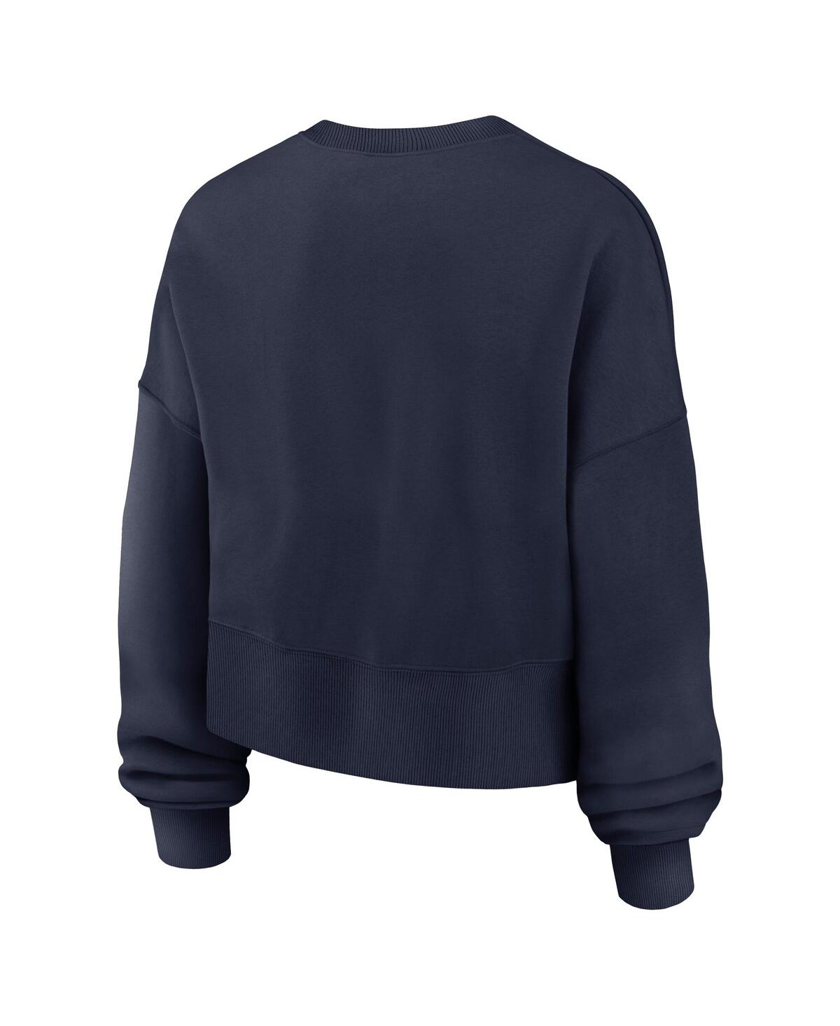 Nike Women's Navy Penn State Nittany Lions Oversized Phoenix Arch Pullover Sweatshirt