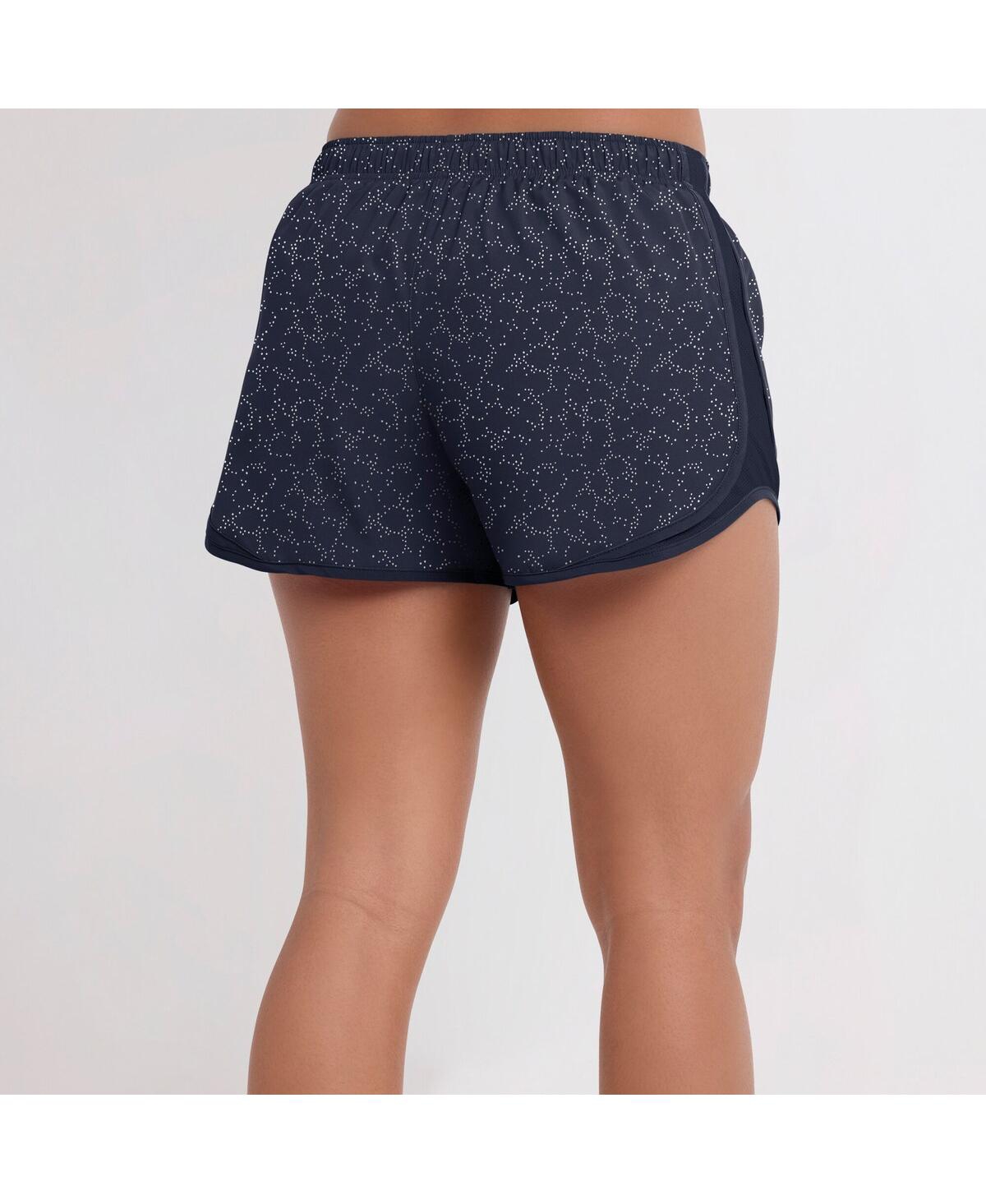 Nike Women's Navy Michigan Wolverines Tempo Pattern Dri-fit Shorts In Blue