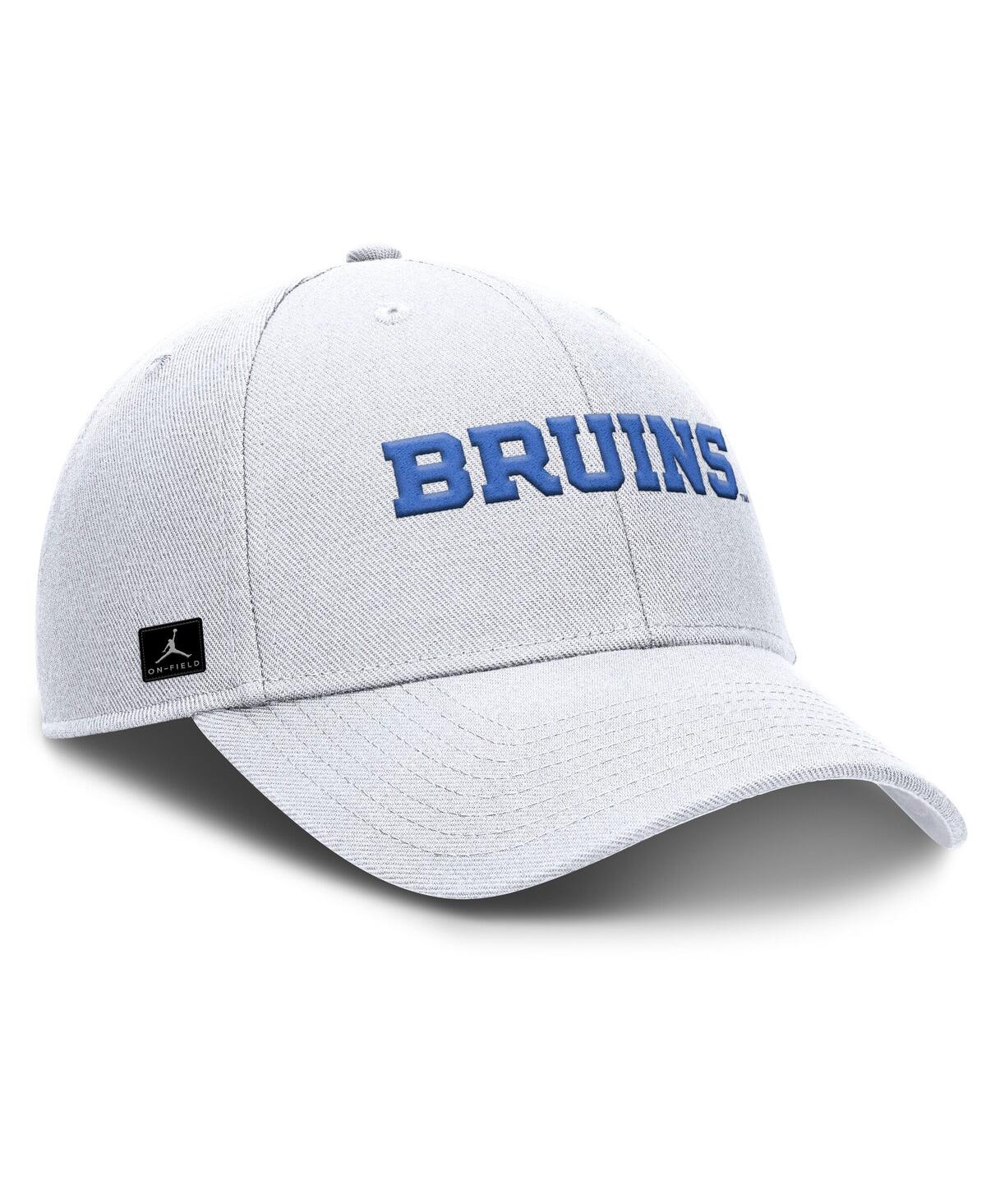 Jordan Men's White Ucla Bruins 2025 On-field Rise Performance Adjustable Hat In White