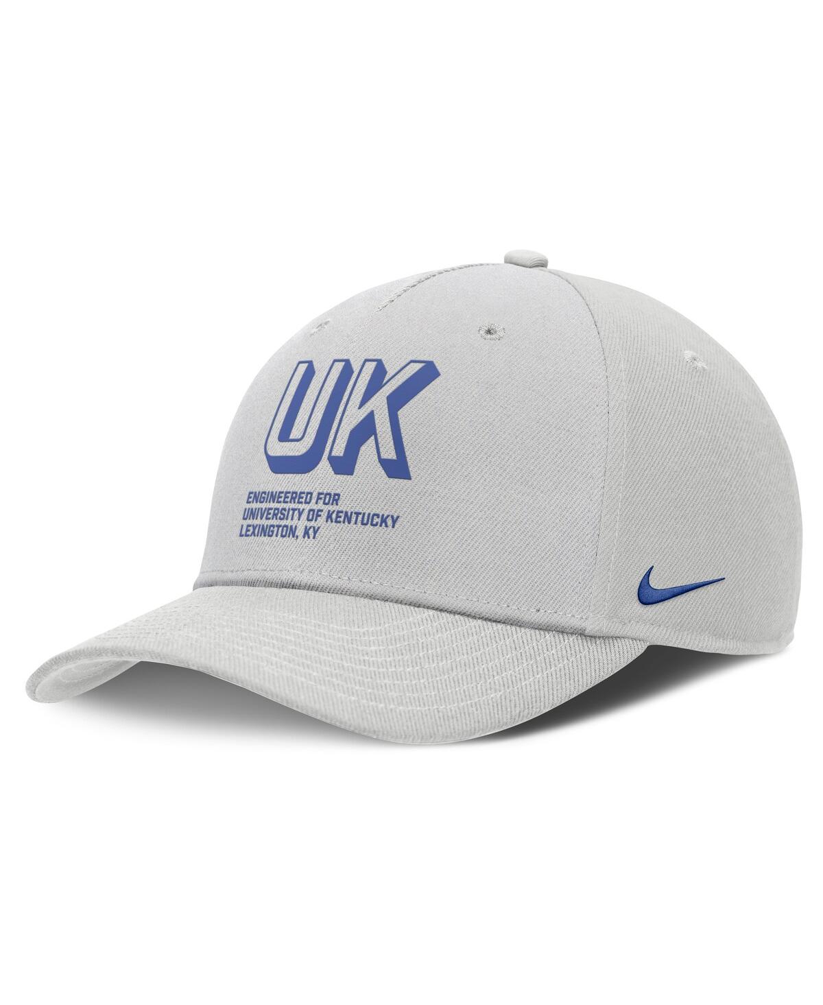 Nike Men's Gray Kentucky Wildcats 2025 Sideline Dust Pinched Rise Adjustable Hat
