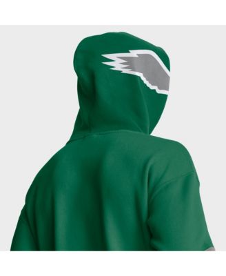 Men's Kelly Green Philadelphia Eagles Helmet Retro Pullover Hoodie