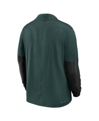 Men's Green Michigan State Spartans One Goal Performance Half-Zip Pullover Sweatshirt