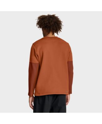 Men's Texas Orange Texas Longhorns 2025 Sideline Coach Performance Long Sleeve T-Shirt