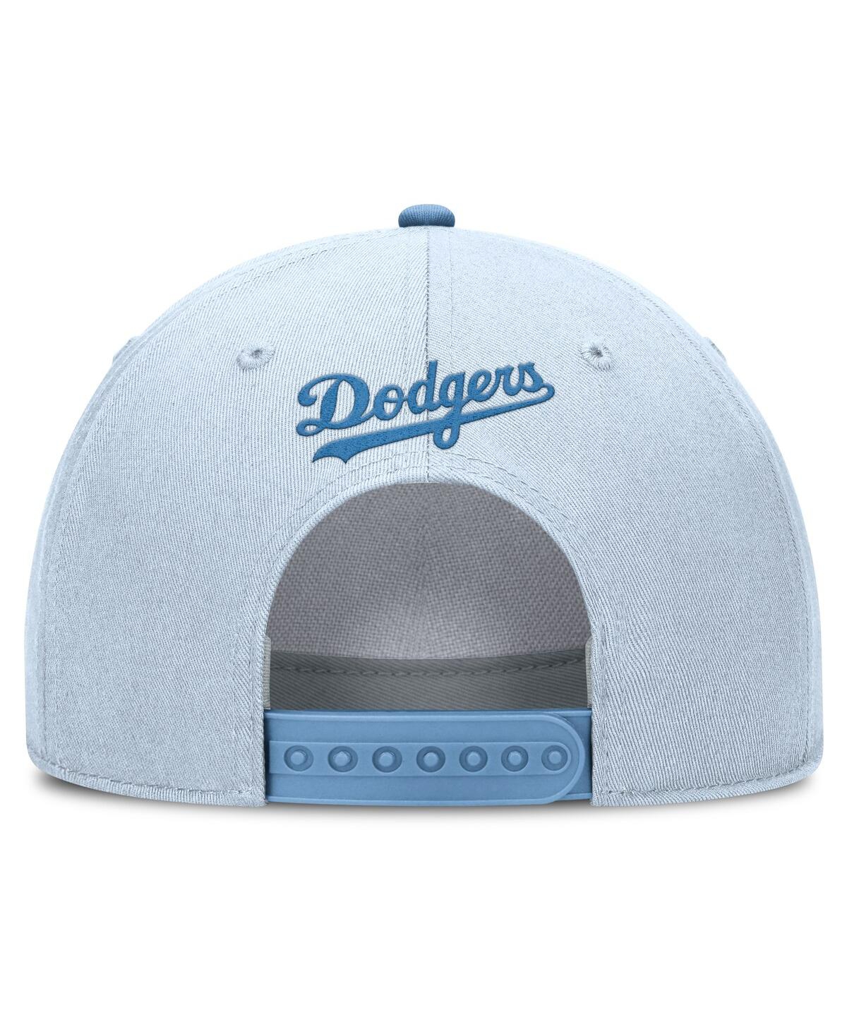 Nike Men's Light Blue Los Angeles Dodgers Rise Dri-Fit Adjustable Hat