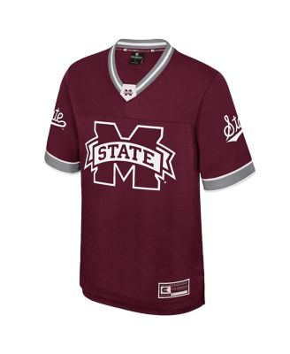 Men's Maroon Mississippi State Bulldogs Nothing but the Hits Football Jersey