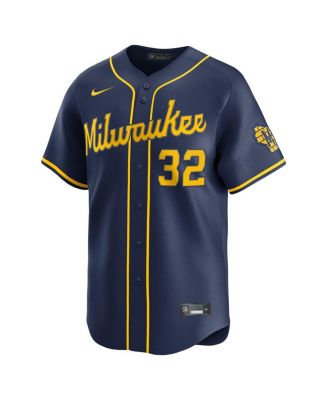 Men's Jacob Misiorowski Navy Milwaukee Brewers Alternate Limited Jersey