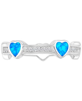 Opal (0.30 ct. t.w.) Ring in Sterling Silver