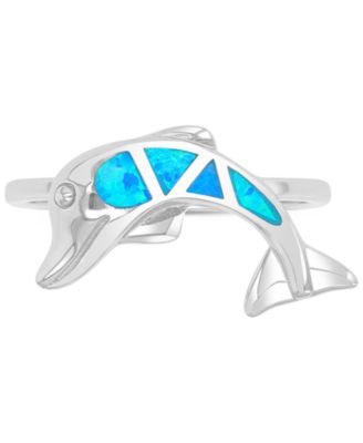 Opal Ring in Sterling Silver