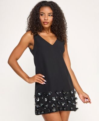 Juniors' Sleeveless A-Line Dress