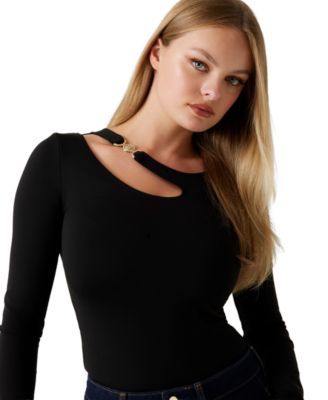 Women's Eleanor Long-Sleeve Buckle Top