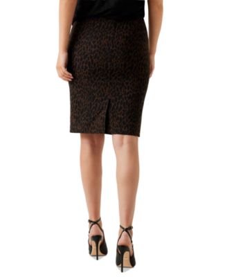 Women's Printed Longuette Midi Skirt