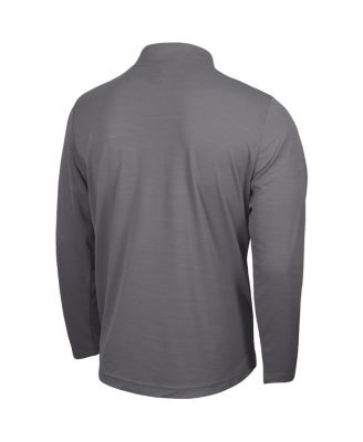 Men's Charcoal Air Force Falcons APLS Fighting Falcon Collection Dri-FIT Intensity Quarter-Zip Pullover Sweatshirt